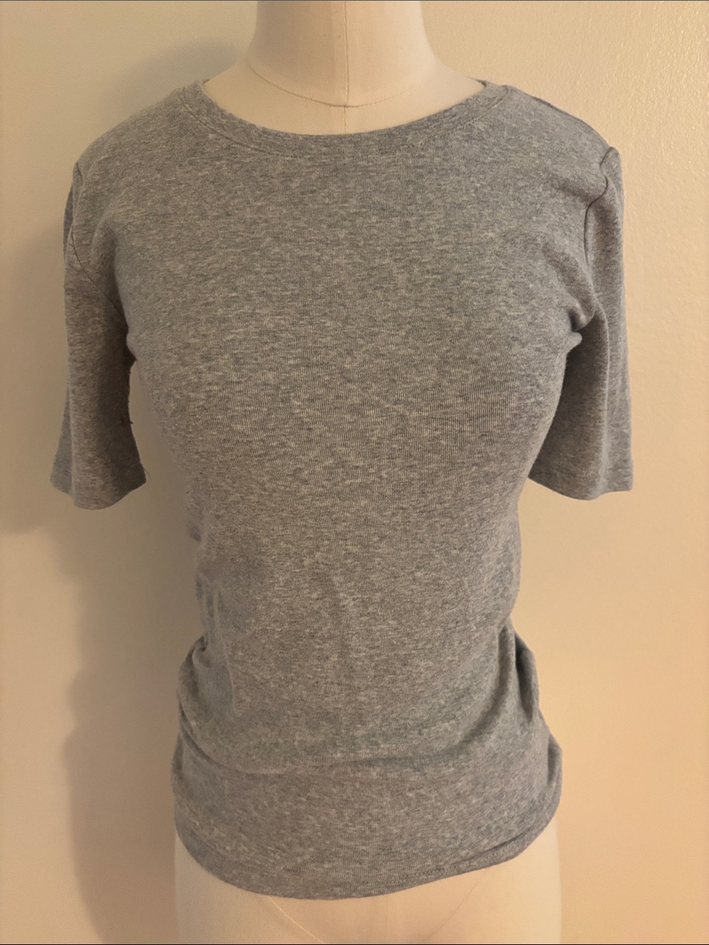 GAP Heather Gray Short Sleeve Crewneck Tee
